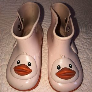 Mini Melissa Duck boots